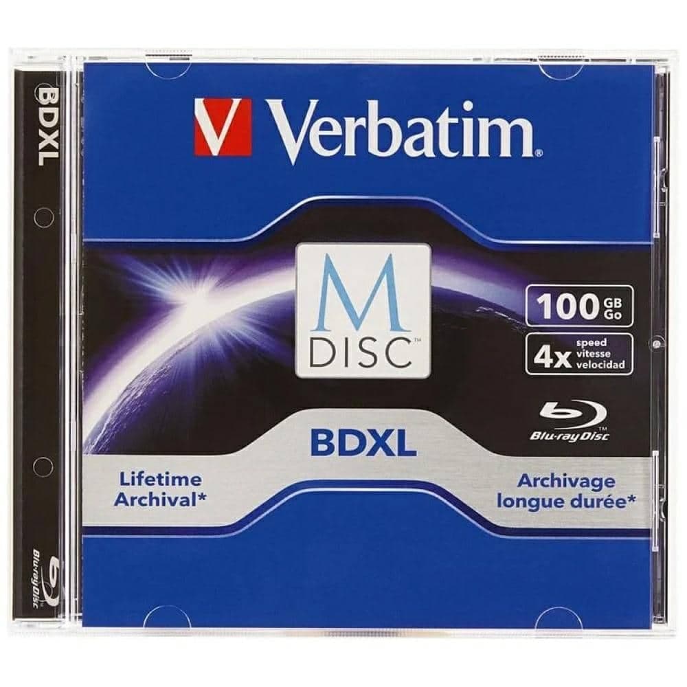 Verbatim BDXL 100GB 4X Printable Δίσκοι Blu-ray, 5 Τεμάχια, 43834