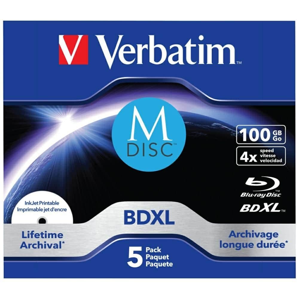 Verbatim BDXL 100GB 4X Printable Δίσκοι Blu-ray, 5 Τεμάχια, 43834 2