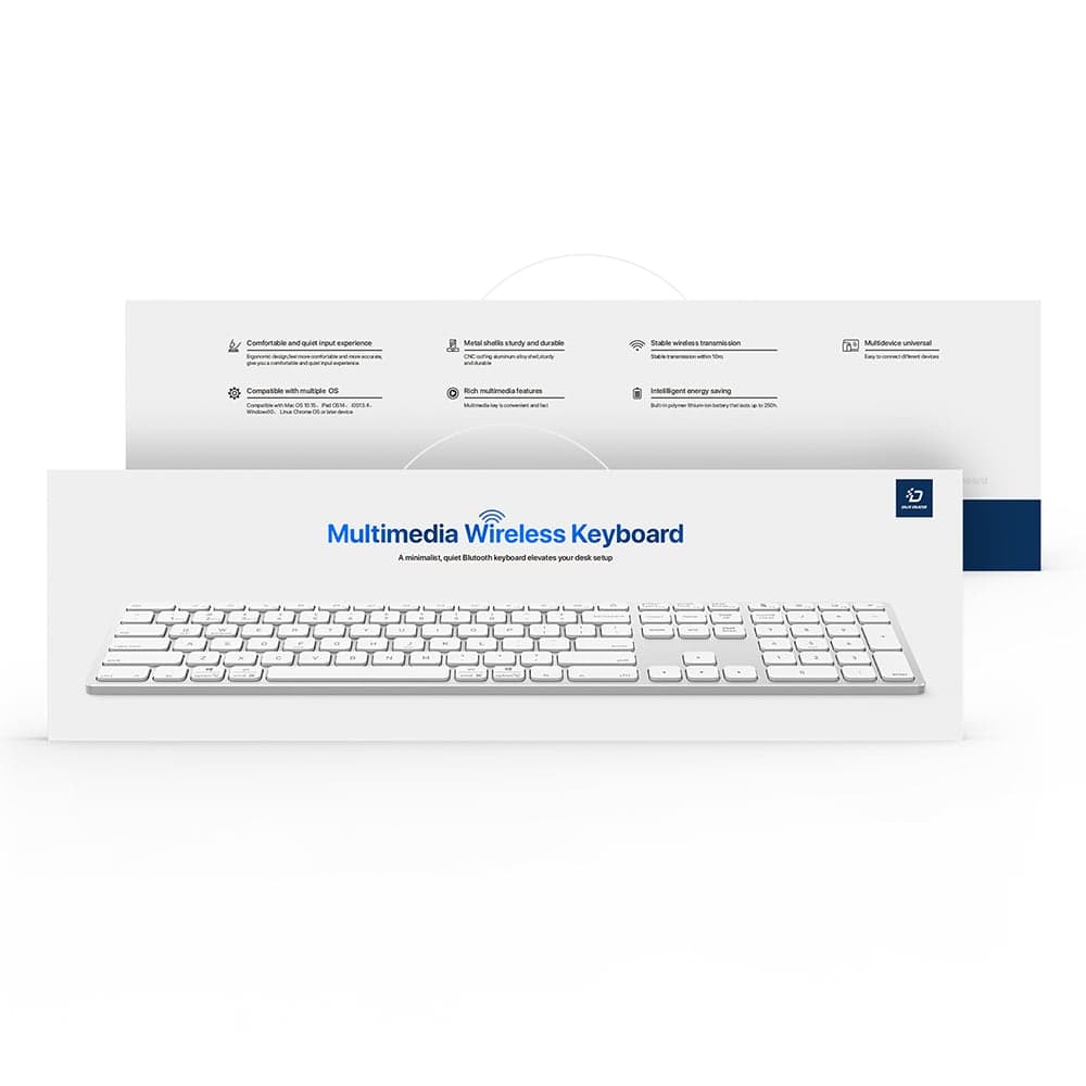 Dux Ducis LK Series Ασύρματο Πληκτρολόγιο, Bluetooth 5.0, Universal, USB-C, 180mAh, Αγγλική Διάταξη, Μαύρο 7