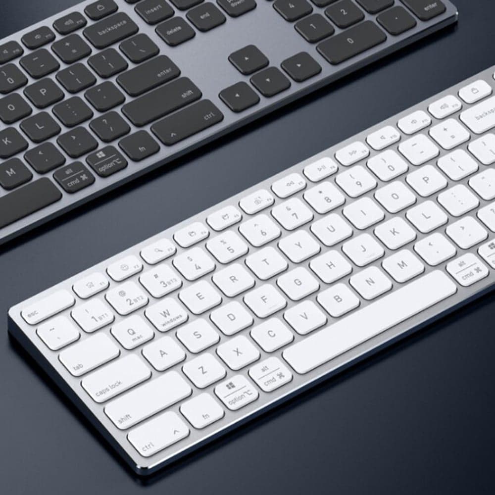 Dux Ducis LK Series Πληκτρολόγιο Ασύρματο, Bluetooth 5.0, Universal, USB-C, 180mAh, Αγγλική Διάταξη, Λευκό 5