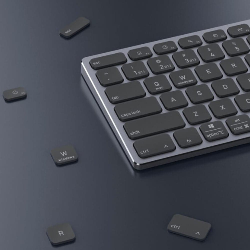 Dux Ducis LK Series Ασύρματο Πληκτρολόγιο, Bluetooth 5.0, Universal, USB-C, 180mAh, Αγγλική Διάταξη, Μαύρο 3