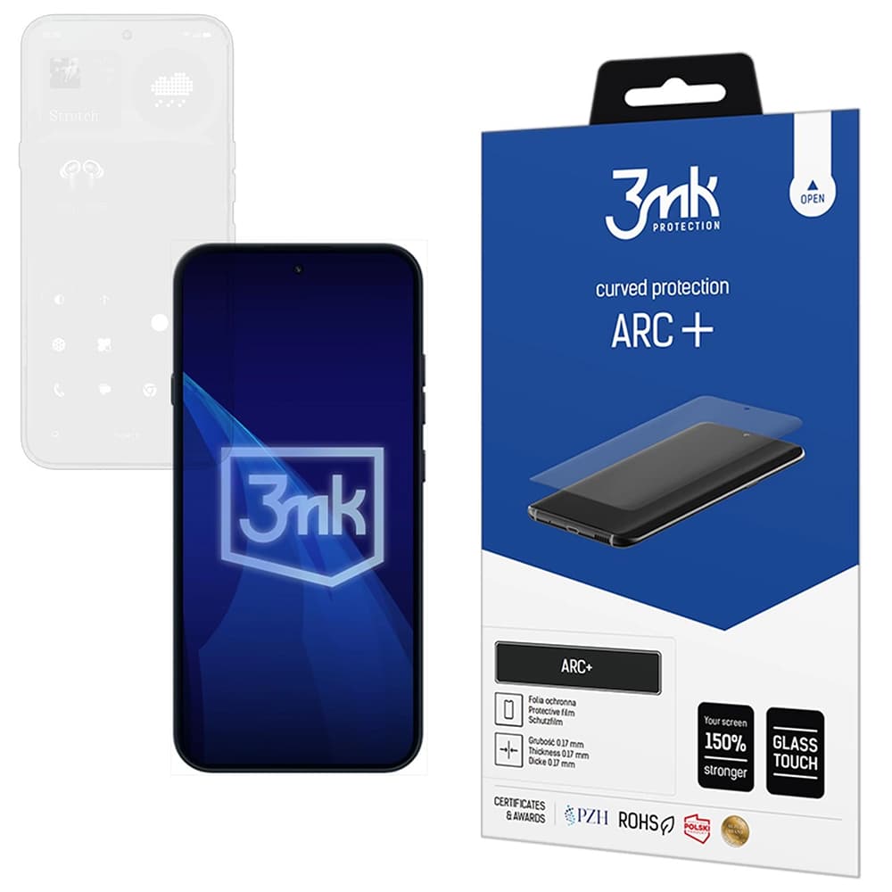 3MK ARC+ Προστατευτική Μεμβράνη για Nothing Phone (4a) Pro, Διάφανη