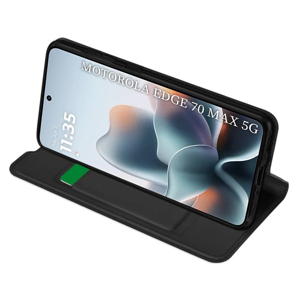Techsuit Magskin Book - θήκη για Motorola Edge 70 Max - Μαύρο 2