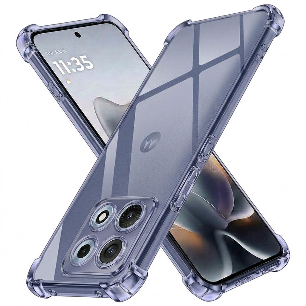 Techsuit Shockproof Clear Silicone - θήκη για Motorola Edge 70 Max - Διάφανο