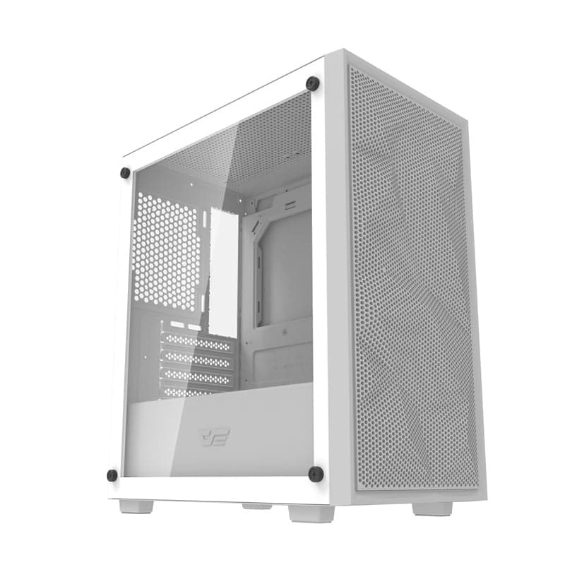 Darkflash M305 Mesh Θήκη Υπολογιστή Χωρίς Ανεμιστήρες, Λευκή