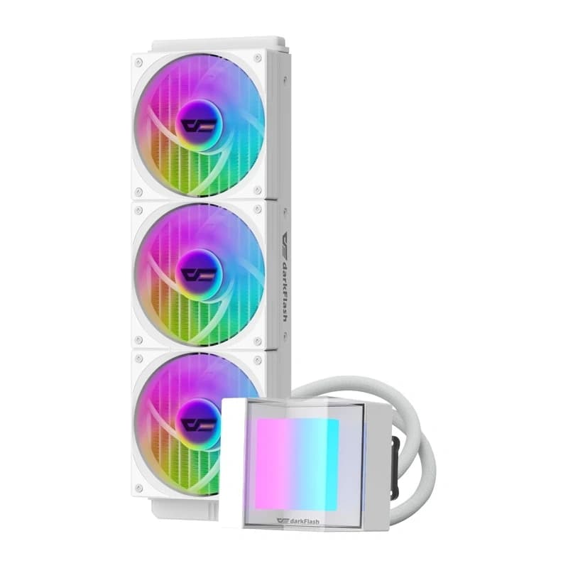 Darkflash CB360 Ψύκτης Επεξεργαστή Υγρού, Λευκός 4
