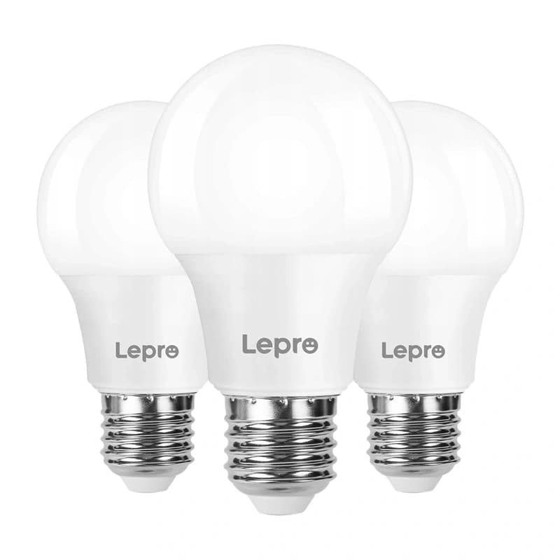LEPRO 100089-WW-EU-3 Λαμπτήρας LED E27 A60 8,5 W (60 W), 806 lm, 2700 K, Συσκευασία 3 Τεμαχίων