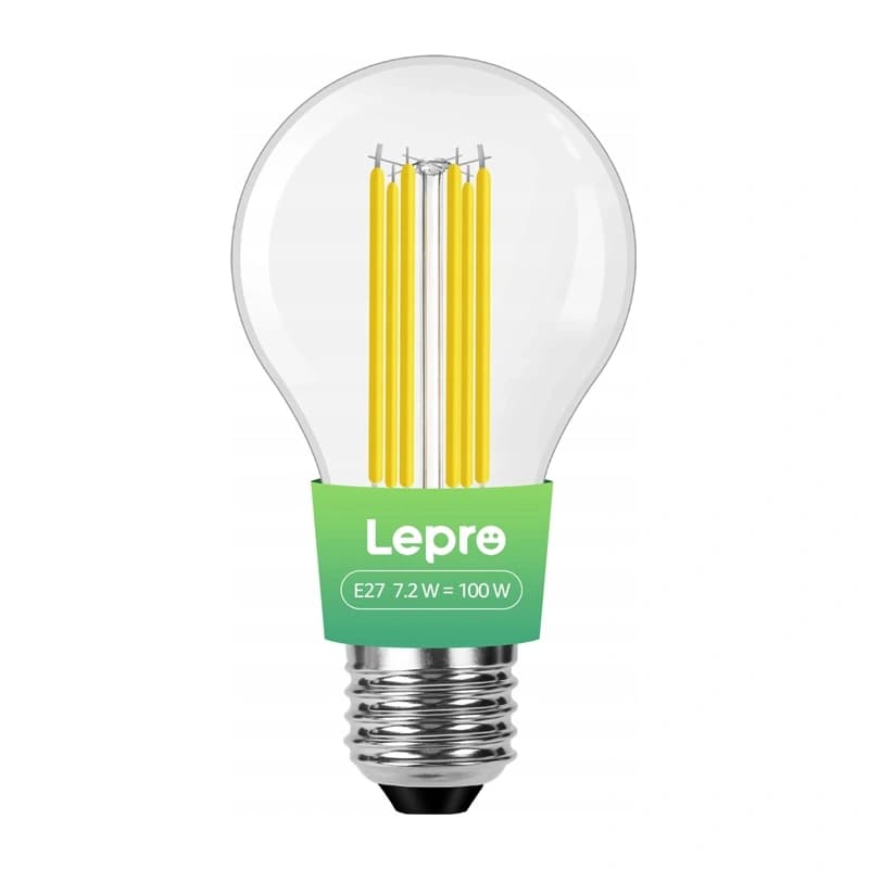 LEPRO 100094-WW-EU Λαμπτήρας LED Νήματος E27 7,2 W 1521 lm 2700 K, Κατηγορία Α