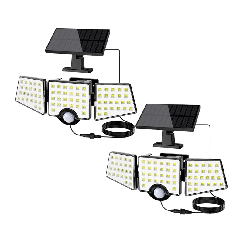 LEPRO 640005-DW-2 Ηλιακός Λαμπτήρας LED, Σετ 2 Τεμαχίων