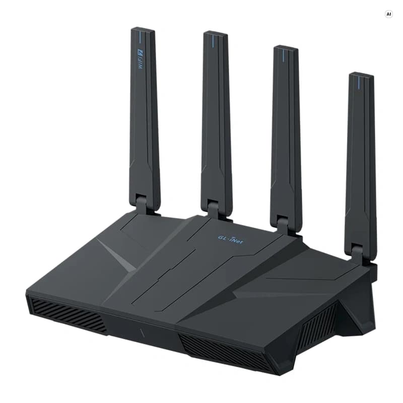 GL.iNet GL-BE6500 Δρομολογητής Wi-Fi 7, Διπλής Ζώνης, 6.500 Mb/s
