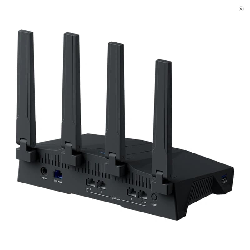 GL.iNet GL-BE6500 Δρομολογητής Wi-Fi 7, Διπλής Ζώνης, 6.500 Mb/s 3