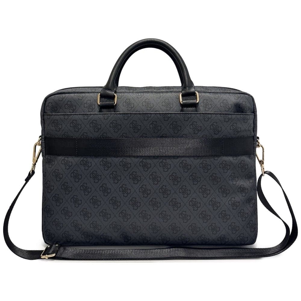 Guess Torba 4G Round & Classic Logos Stripe 16”, Μαύρο 2
