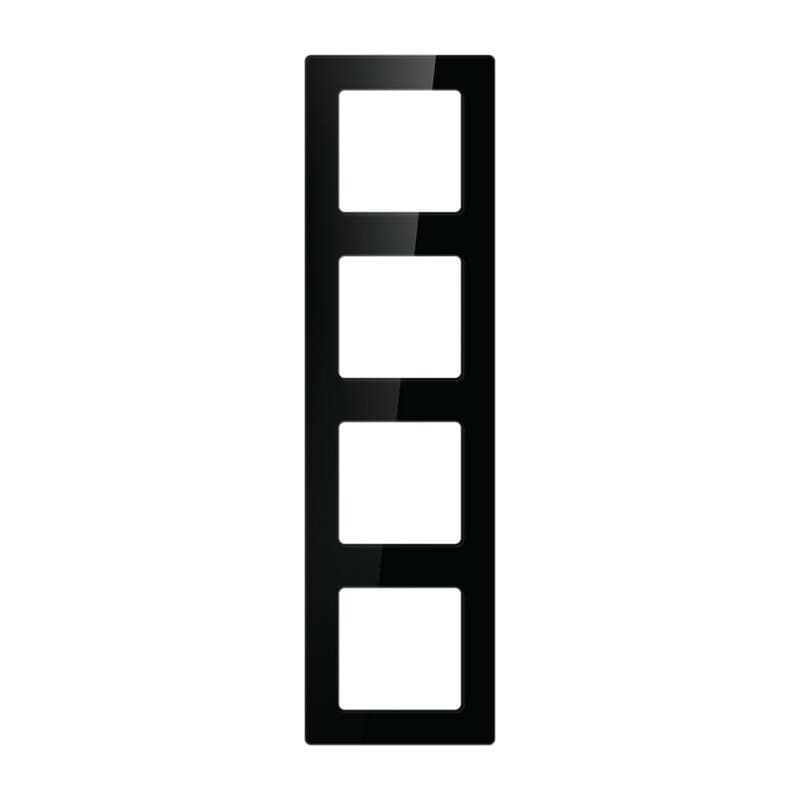 Quadruple frame socket Avatto N-TS10-Frame-B4 (Μαύρο)