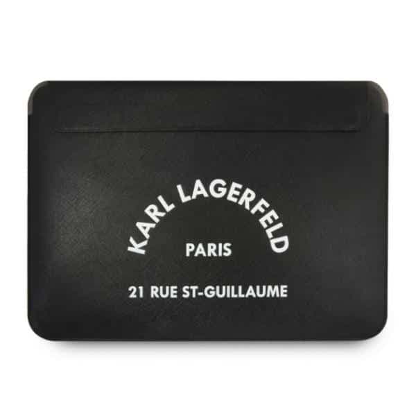 Karl Lagerfeld Θήκη KLCS133RSGSFBK 13" μαύρη/black Saffiano RSG