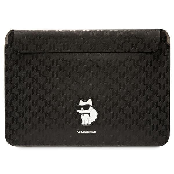 Karl Lagerfeld Θήκη KLCS14SAKHPCK 14" μαύρη/black Saffiano Monogram Choupette