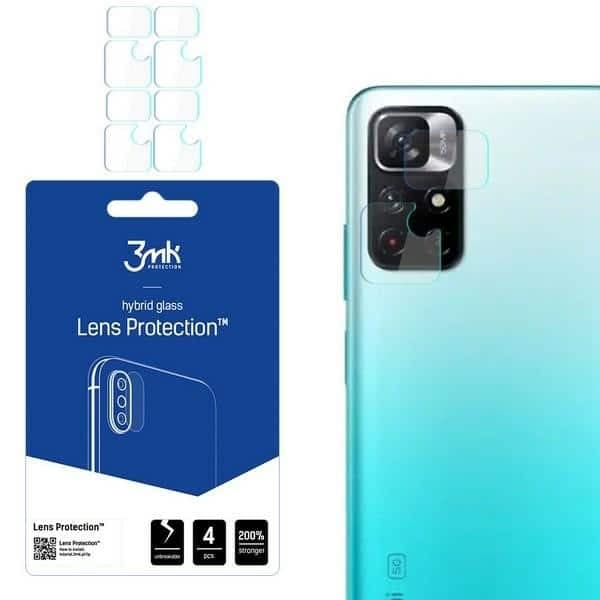 3MK Lens Protect Xiaomi Redmi Note 11 5G Προστασία φακού κάμερας 4τμχ