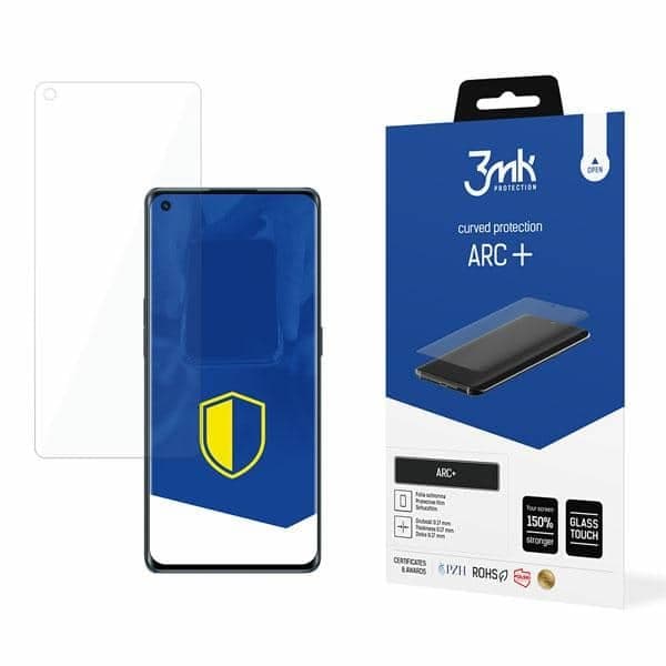 3MK Μεμβράνη ARC+ Oppo Reno 6 Pro 5G PEPM00 Πλήρης οθόνη Μεμβράνη