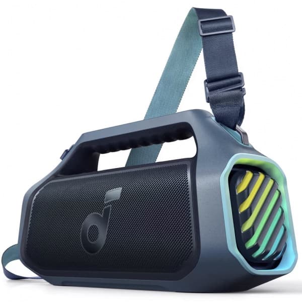 Ηχείο Bluetooth Anker Soundcore Boom 2 Plus, 140W, RGB, Αδιάβροχο, Μπλε A3134031