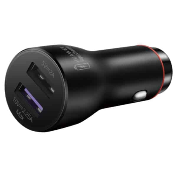 Φορτιστής Αυτοκινήτου Huawei CP36, 22,5W, 2,25A, 2 x USB-A, με καλώδιο USB-C, Σκούρο Γκρι 55034029