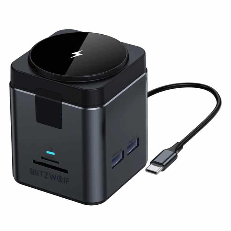 Σταθμός σύνδεσης Blitzwolf 9in1 BW-TH17 + φορτιστής 15W