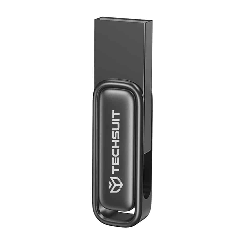Techsuit - Memory Stick Thsm33 (thsm334256) - USB 3.0 Flashdrive, 256gb, Zinc Alloy, Read 80m/s, Write 18m/s - Tarnish