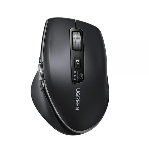 Wireless Mouse Ugreen M751, 5000dpi, Bt / Wi-Fi, Black