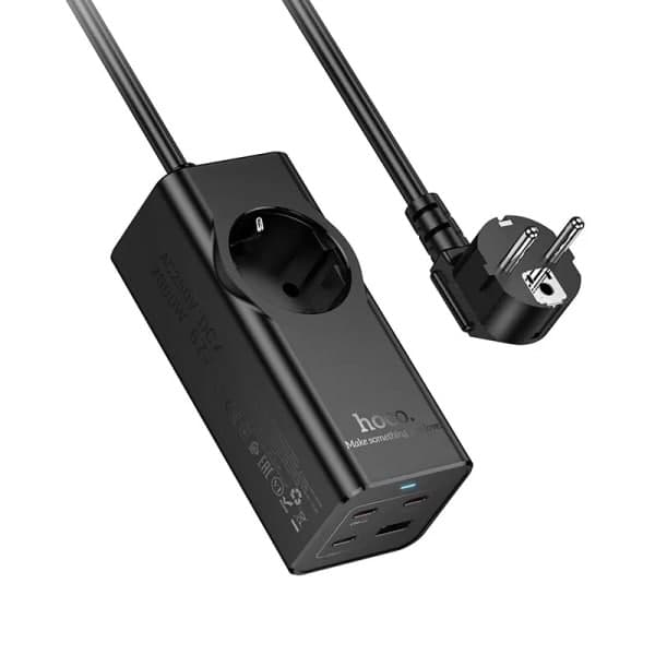 Power Strip Hoco Ns9, 1 X Schuko, Black