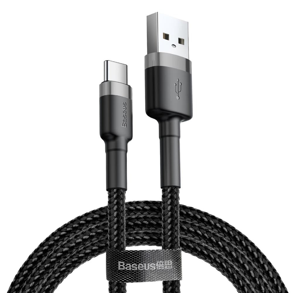 Baseus Cafule USB Type-C Καλώδιο 3m (Γκρί/Μαύρο)
