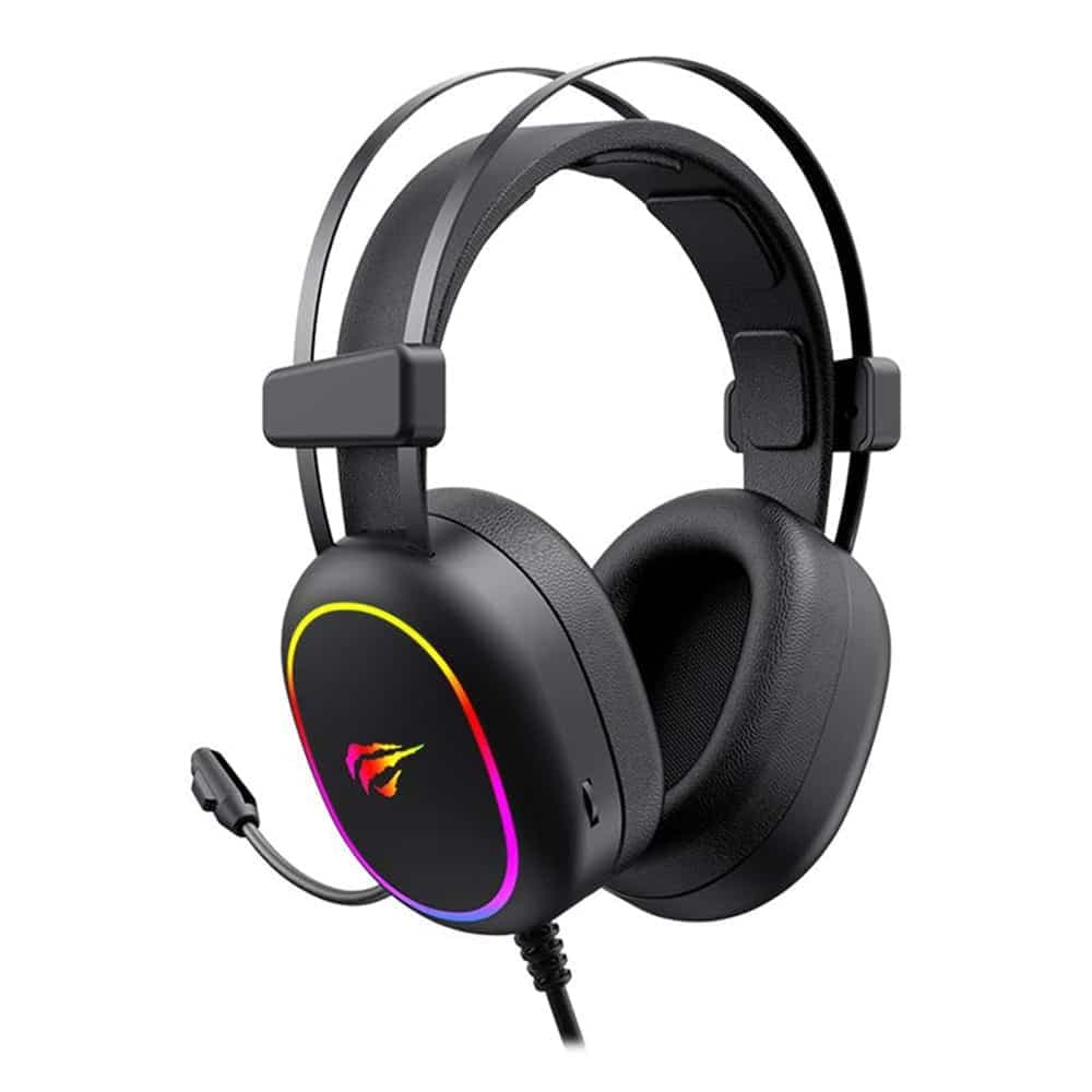 Havit - Gaming Headphones Gamenote H2016d - For Gaming, With Microphone, Rgb, Usb, Jack 3.5mm - Black