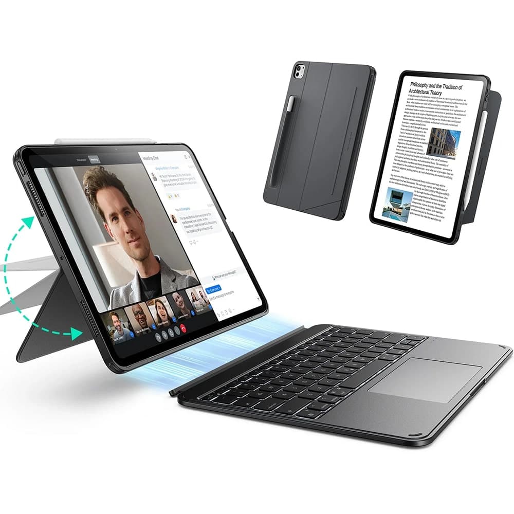 ESR - Shift Keyboard Case - iPad Pro 13 (2024) / iPad Pro 13 (2025) - Dark Gray