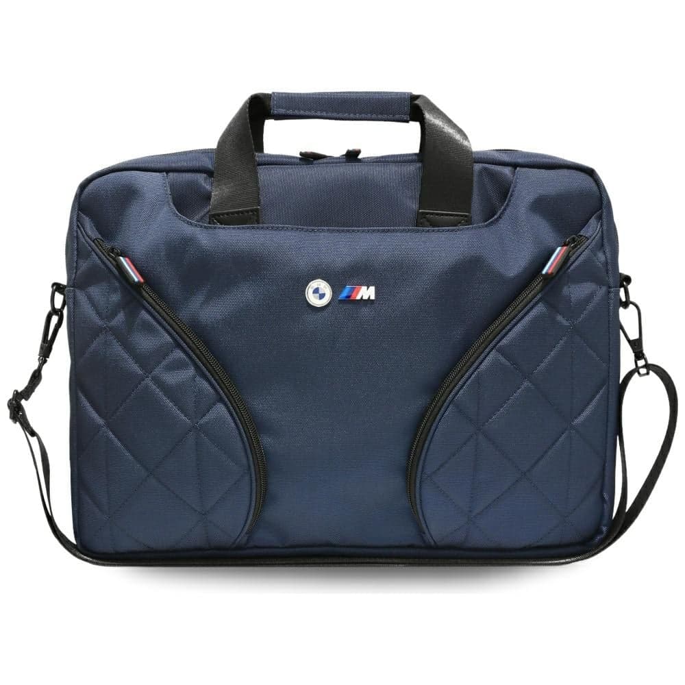Bag Bmw Nylom Pockets & Metal Logo 16" Navy