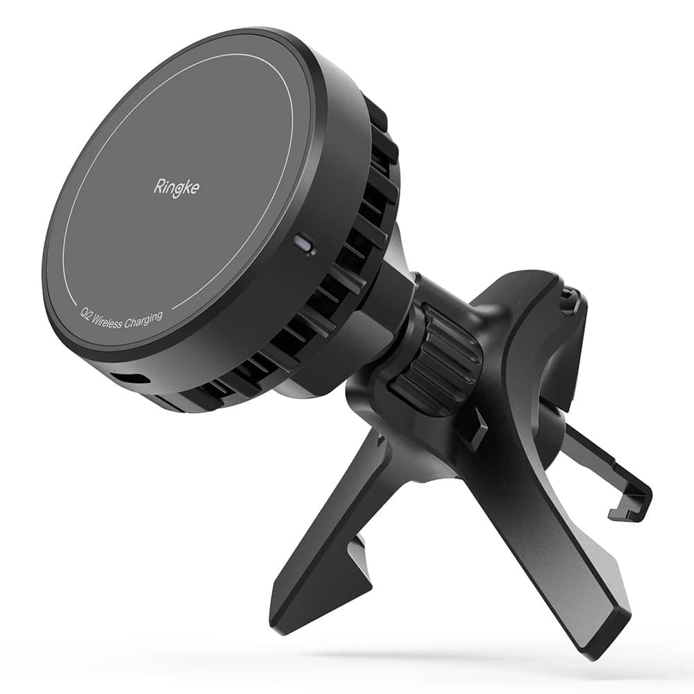 Ringke - Car Holder With Wireless Charging Peltier - Magnetic, Qi2, For Air Vent, 15w - Black