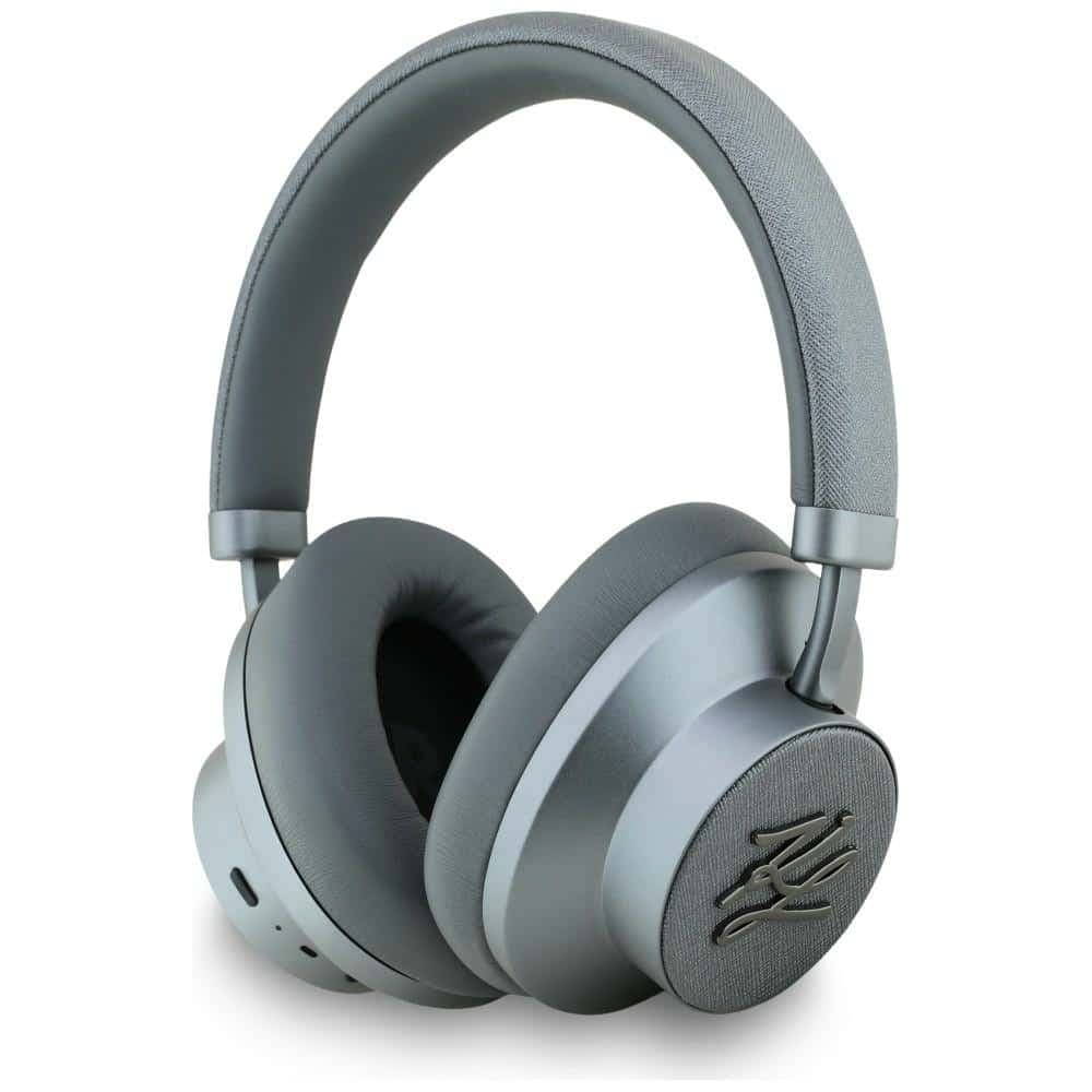 Ακουστικά Karl Lagerfeld με κόκκους σε σχήμα αρχικού Bluetooth ANC γκρι