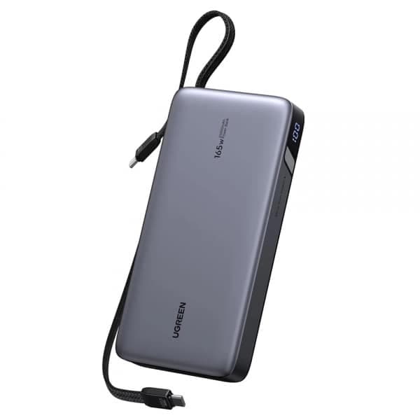 Ποςερβανκ UGREEN PB726 (55995B), 25000mAh, 165W, QC + PD, Γκρι