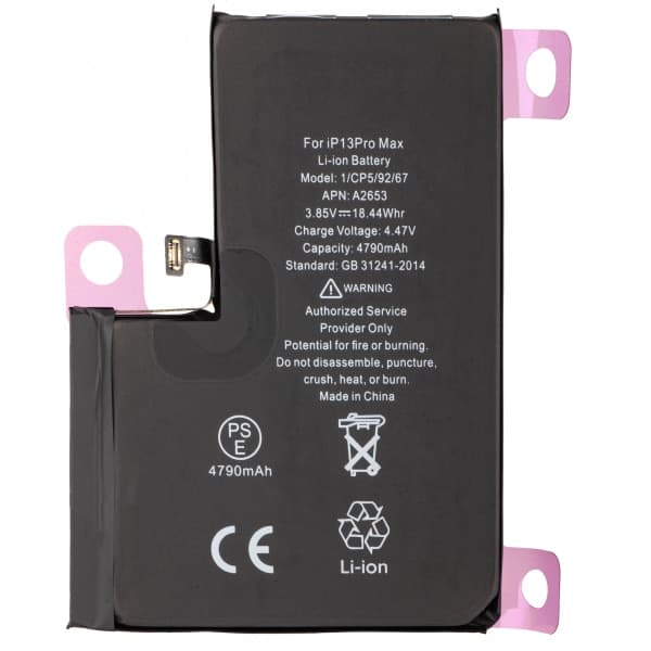 Μπαταρία για Apple iPhone 13 Pro Max, 4650mAh Διαγνωστική Υψηλής Χωρητικότητας