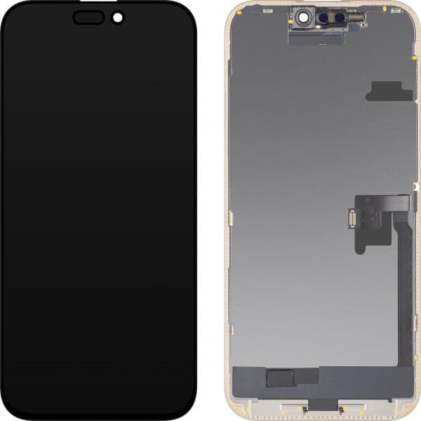 Μονάδα οθόνης LCD MP για Apple iPhone 16 Pro Max, OLED FHD έκδοση διαγνωστικού ελέγχου, Aftermarket, μαύρο