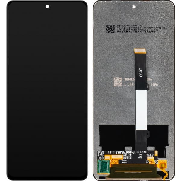 Μονάδα Οθόνης LCD MP για Xiaomi Mi 10T Lite 5G / Poco X3 / X3 NFC / X3 Pro / Redmi Note 9 Pro 5G, χωρίς Πλαίσιο, Aftermarket, Μαύρο