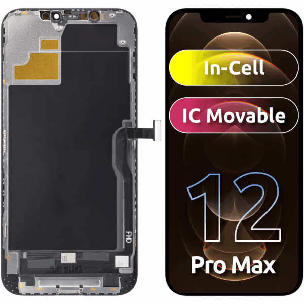 Μονάδα Οθόνης LCD ZY για Apple iPhone 12 Pro Max, Έκδοση In-Cell IC, Μαύρο