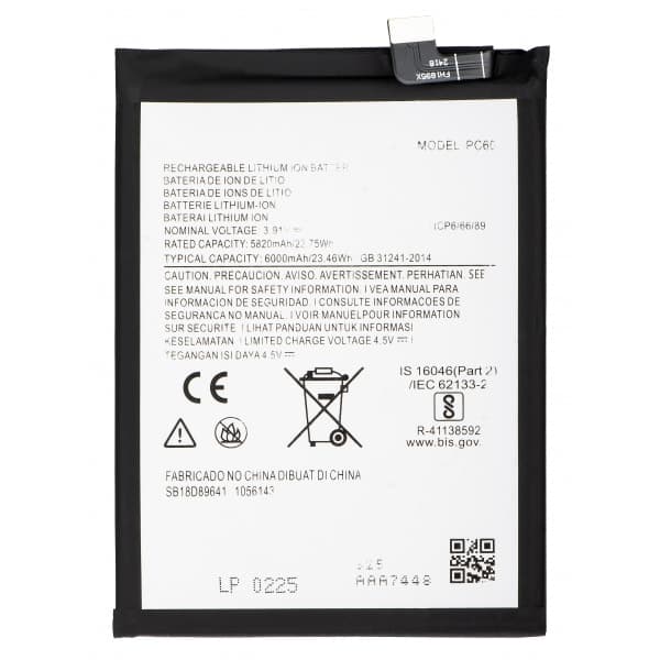 Μπαταρία PC60 για Motorola Moto G54 Power Edition, Aftermarket