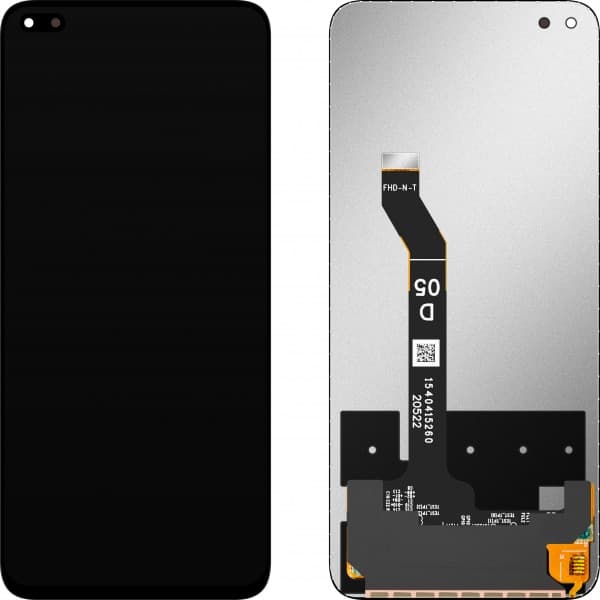 Μονάδα οθόνης LCD MP για Honor 50 Lite, χωρίς πλαίσιο, Aftermarket, μαύρο