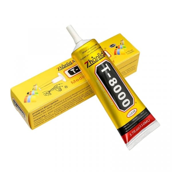Universal Glue Cellphone Repair Zhanlida T-8000, 110ml, Clear (Bulk συσκευασία)