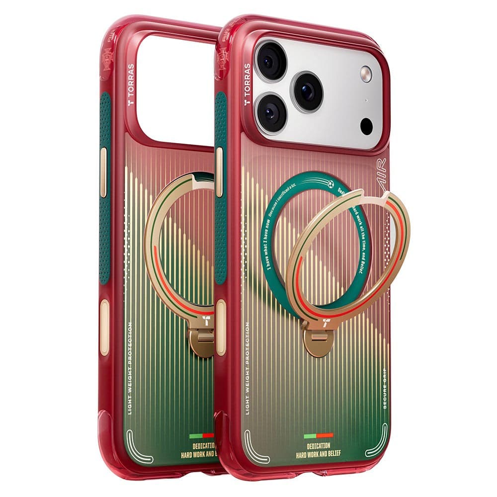 Torras Ostand Q3 Air Series - θήκη για Apple iPhone 17 Pro Max - Πολύχρωμο