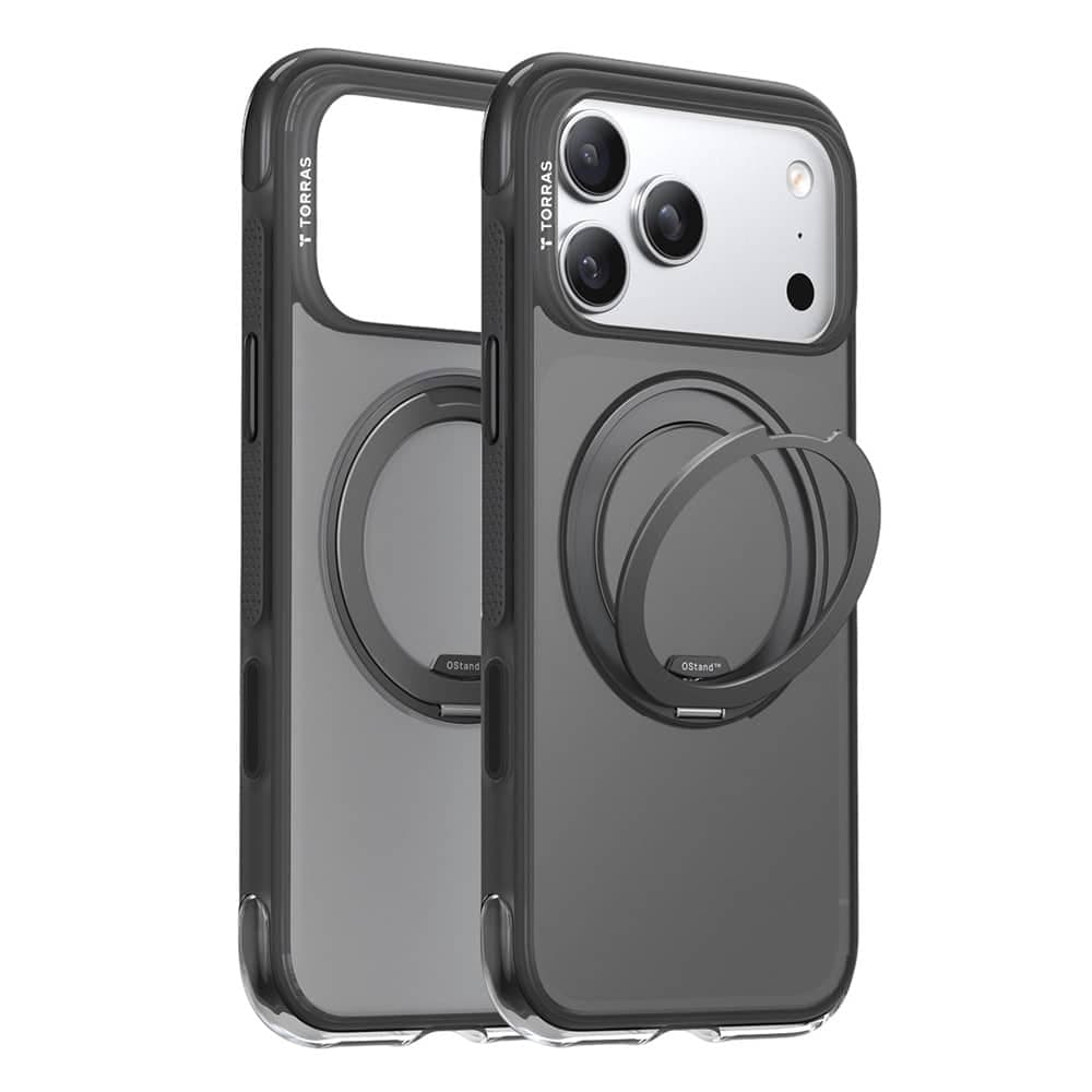 Torras Ostand O3 Air Series - θήκη για Apple iPhone 17 Pro Max - Μαύρο