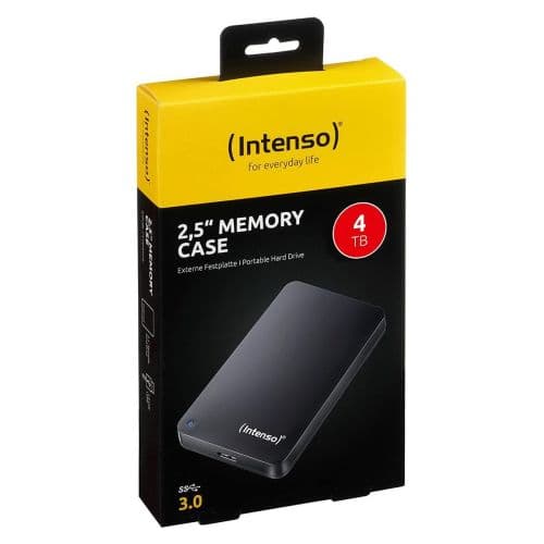Intenso HDD Εξωτερικός 2,5" 4TB USB 3.2, Black EU (6021512)