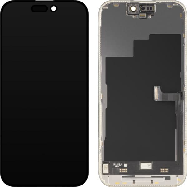 Μονάδα οθόνης LCD MP για Apple iPhone 15 Pro, Premium Soft OLED FHD έκδοση 120Hz, Aftermarket, Μαύρο