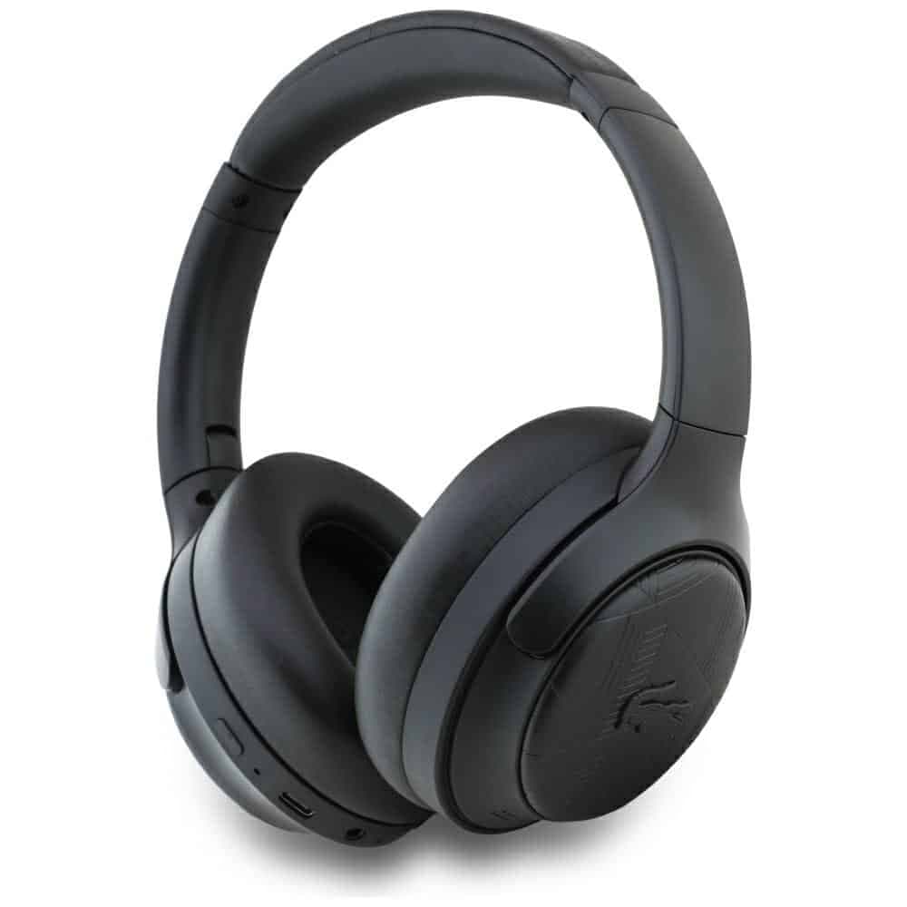 Ακουστικά Bluetooth Lacoste Monogramme ANC On-Ear, μαύρα