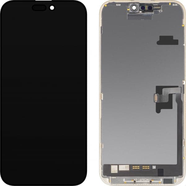 Μονάδα οθόνης LCD MP για Apple iPhone 16 Pro Max, Soft OLED FHD, Aftermarket, Μαύρο