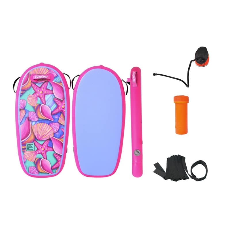 FunWater ESIZ00089 Φουσκωτό Bodyboard 1,1m, Ροζ