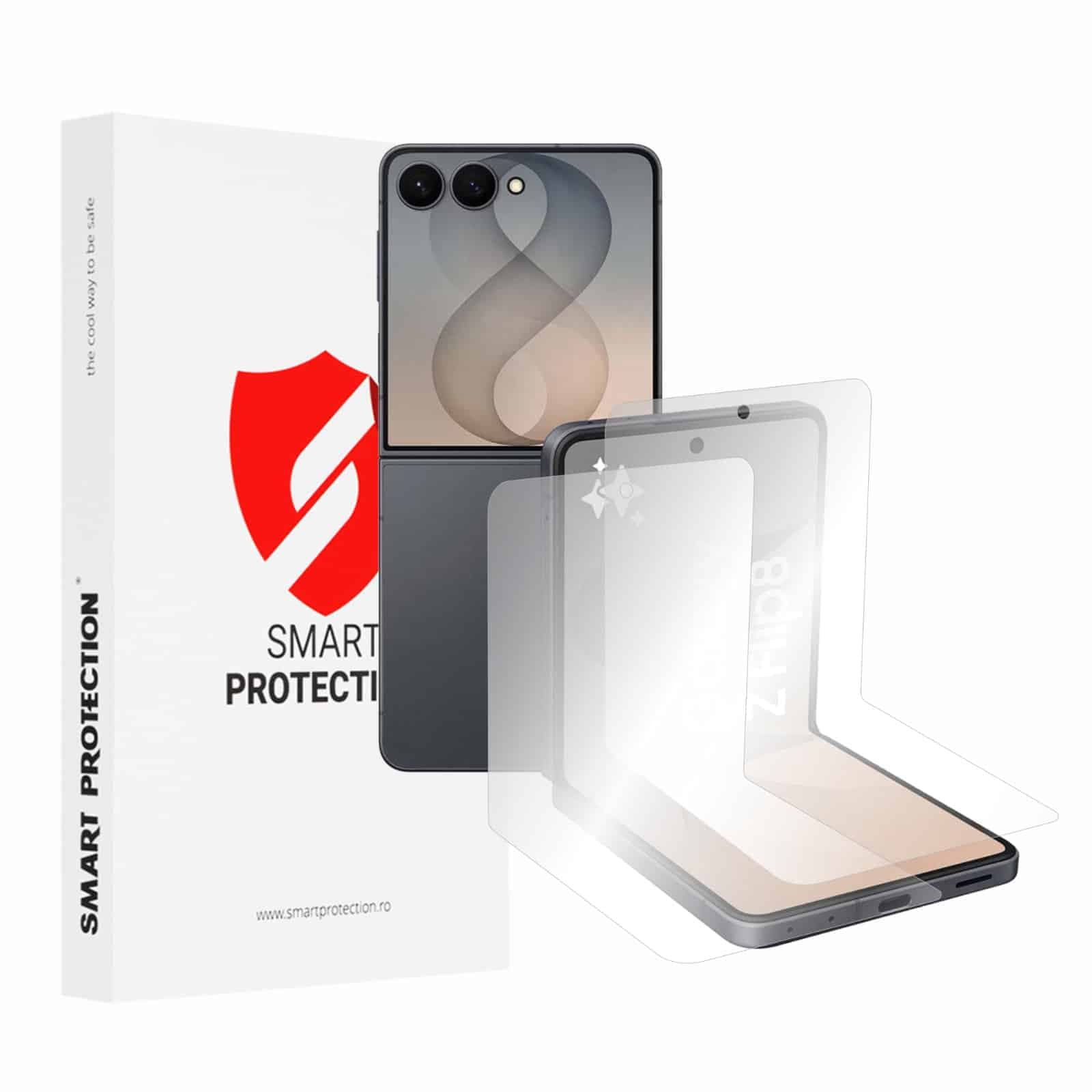 Smart Protection Premium Classic (2 Τεμάχια) για Samsung Galaxy Z Flip8, Διάφανο