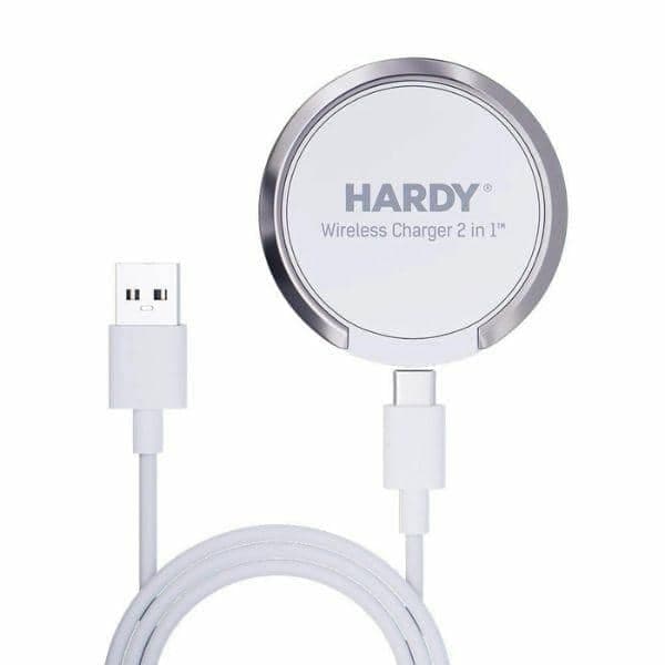 3MK Hardy Ασύρματος Φορτιστής 2σε1 15W, Λευκός